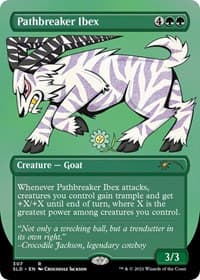 Pathbreaker Ibex - Secret Lair Drop Series - Magic: The Gathering card