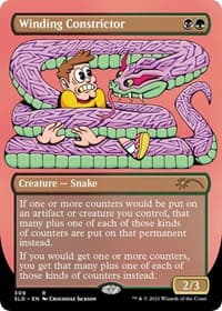 Winding Constrictor - Secret Lair Drop Series - Magic: The Gathering card