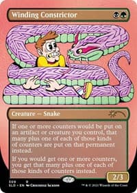 Winding Constrictor (Foil Etched) - Secret Lair Drop Series - Magic: The Gathering card