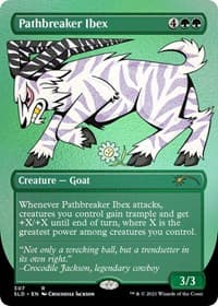 Pathbreaker Ibex (Foil Etched) - Secret Lair Drop Series - Magic: The Gathering card