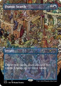 Frantic Search (228) - Secret Lair Drop Series - Magic: The Gathering card