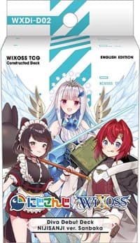 Diva Debut Deck: NIJISANJI ver. Sanbaka - Diva Debut Deck D02: NIJISANJI ver. Sanbaka - WIXOSS card