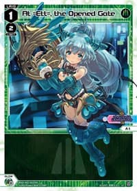 At =Ett=, the Opened Gate - Diva Debut Deck D01: Ancient Surprise - WIXOSS card