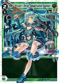 At =Tva=, the Opened Gate - Diva Debut Deck D01: Ancient Surprise - WIXOSS card