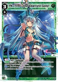 At =Tre=, the Opened Gate - Diva Debut Deck D01: Ancient Surprise - WIXOSS card