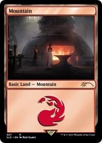 Mountain (Secret Lair x Arcane: Lands) - Secret Lair Drop Series - Magic: The Gathering card