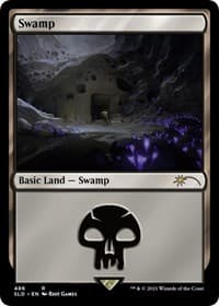 Swamp (Secret Lair x Arcane: Lands) - Secret Lair Drop Series - Magic: The Gathering card