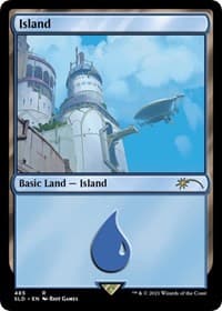 Island (Secret Lair x Arcane: Lands) - Secret Lair Drop Series - Magic: The Gathering card