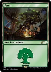 Forest (Secret Lair x Arcane: Lands) - Secret Lair Drop Series - Magic: The Gathering card