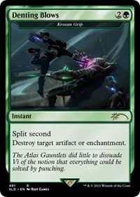 Denting Blows - Krosan Grip - Secret Lair Drop Series - Magic: The Gathering card