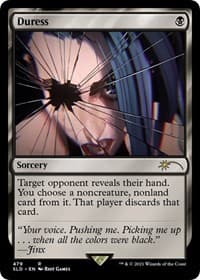 Duress - Secret Lair Drop Series - Magic: The Gathering card
