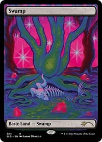 Swamp (384) - Secret Lair Drop Series - Magic: The Gathering card