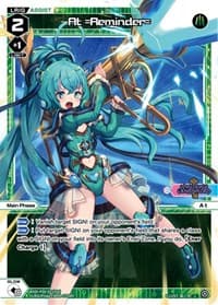At =Reminder= - Interlude Diva - WIXOSS card