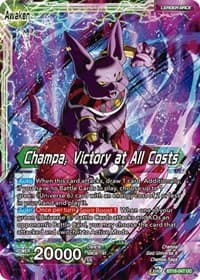 Champa // Champa, Victory at All Costs - Realm of the Gods - Dragon Ball Super: Masters card