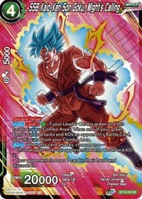 SSB Kaio-Ken Son Goku, Might's Calling - Realm of the Gods - Dragon Ball Super: Masters card