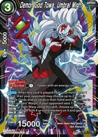 Demon God Towa, Umbral Might - Realm of the Gods - Dragon Ball Super: Masters card