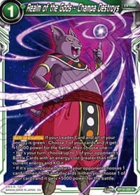 Realm of the Gods - Champa Destroys - Realm of the Gods - Dragon Ball Super: Masters card