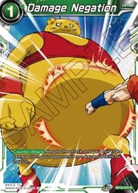 Damage Negation - Realm of the Gods - Dragon Ball Super: Masters card