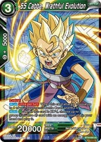 SS Cabba, Wrathful Evolution - Realm of the Gods - Dragon Ball Super: Masters card