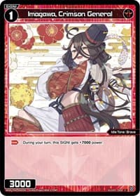 Imagawa, Crimson General - Interlude Diva - WIXOSS card