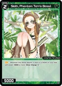 Sloth, Phantom Terra Beast - Interlude Diva - WIXOSS card