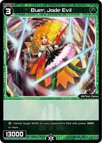Buer, Jade Evil - Interlude Diva - WIXOSS card