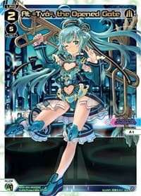 At =Tva=, the Opened Gate (SCR) - Interlude Diva - WIXOSS card