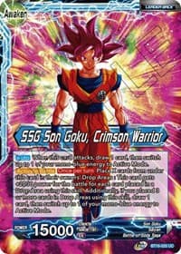 Son Goku // SSG Son Goku, Crimson Warrior - Realm of the Gods - Dragon Ball Super: Masters card
