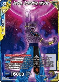 Beerus, Combative Impulse - Realm of the Gods - Dragon Ball Super: Masters card