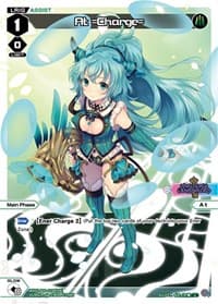 At =Charge= (Parallel Foil) - Interlude Diva - WIXOSS card