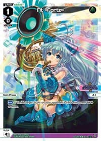 At =Forte= (Parallel Foil) - Interlude Diva - WIXOSS card