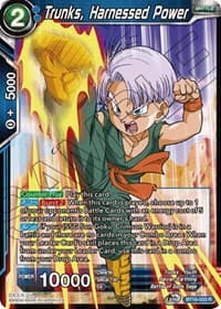 Trunks, Harnessed Power - Realm of the Gods - Dragon Ball Super: Masters card