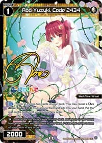 Roa Yuzuki, Code 2434 (Parallel Foil) - Interlude Diva - WIXOSS card
