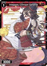 Imagawa, Crimson General (Parallel Foil) - Interlude Diva - WIXOSS card