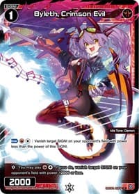 Byleth, Crimson Evil (Parallel Foil) - Interlude Diva - WIXOSS card