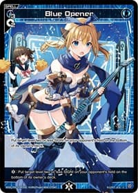 Blue Opener (Parallel Foil) - Interlude Diva - WIXOSS card
