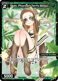 Sloth, Phantom Terra Beast (Parallel Foil) - Interlude Diva - WIXOSS card