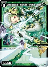 Blacksaddle, Phantom Aquatic Beast (Parallel Foil) - Interlude Diva - WIXOSS card