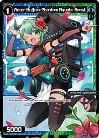 Water Buffalo, Phantom Aquatic Beast (Parallel Foil) - Interlude Diva - WIXOSS card