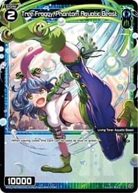 Tree Froggy, Phantom Aquatic Beast (Parallel Foil) - Interlude Diva - WIXOSS card