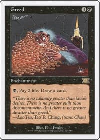 Greed - Classic Sixth Edition - Magic: The Gathering card