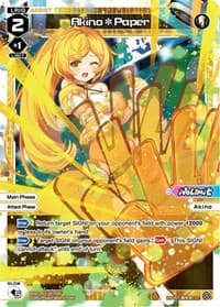 Akino*Paper - Diva Debut Deck D03: Rei Hirana Akino - WIXOSS card