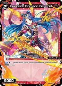 Lancelot, Crimson General - Diva Debut Deck D03: Rei Hirana Akino - WIXOSS card