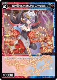 Silvana, Natural Crystal - Diva Debut Deck D03: Rei Hirana Akino - WIXOSS card