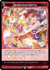 Deafening Inferno - Diva Debut Deck D03: Rei Hirana Akino - WIXOSS card