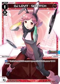DJ LOVIT - SCRATCH - Diva Debut Deck D04: WOLF LION LOVIT - WIXOSS card