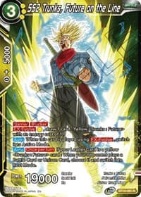 SS2 Trunks, Future on the Line - Realm of the Gods - Dragon Ball Super: Masters card