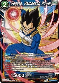 Vegeta, Harnessed Power - Realm of the Gods - Dragon Ball Super: Masters card