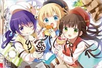 Bushiroad Rubber Mat Collection V2 Vol.198: Is the order a rabbit? - Rize, Syaro, Shiya - Bushiroad Playmats - Playmats card