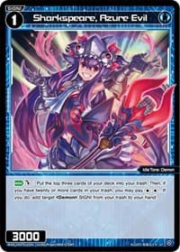 Sharkspeare, Azure Evil - Diva Debut Deck D05: Bang Tamago Nova - WIXOSS card